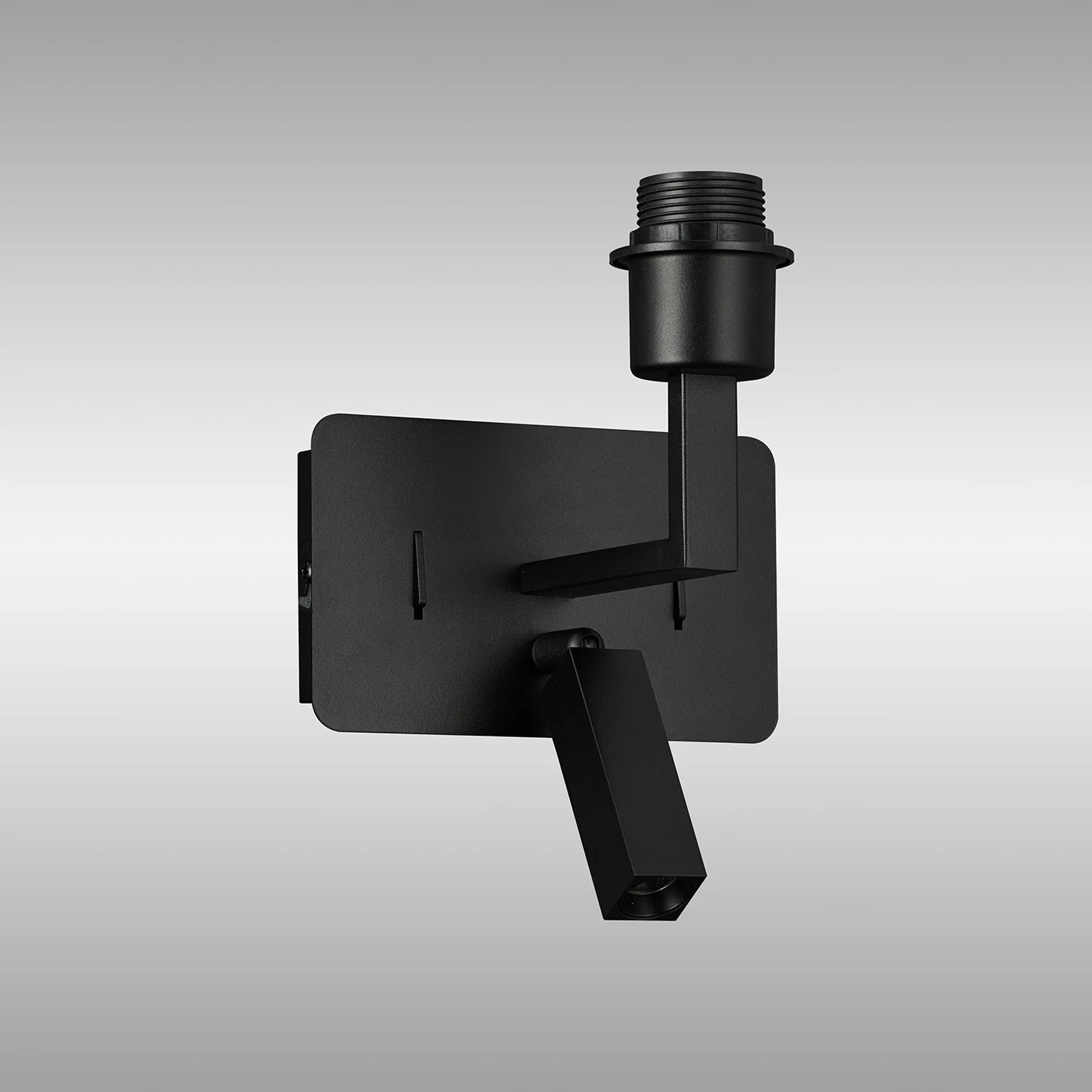 Clara Satin Black Wall Lights Deco Reading Lights